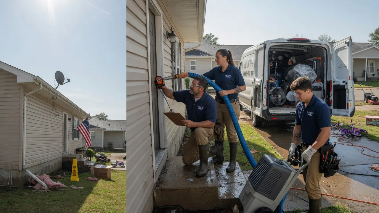 Ceiling Water Damage Restoration in Corinth, MS near me